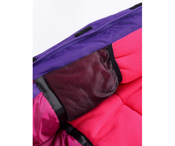 Горнолыжный костюм Valianly для девочки темно-фиолетового цвета 90081TF