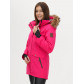 Парка женская  розового цвета 1957R