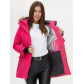 Парка женская  розового цвета 1957R