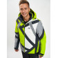 Горнолыжная куртка мужская зеленого цвета 77015Z