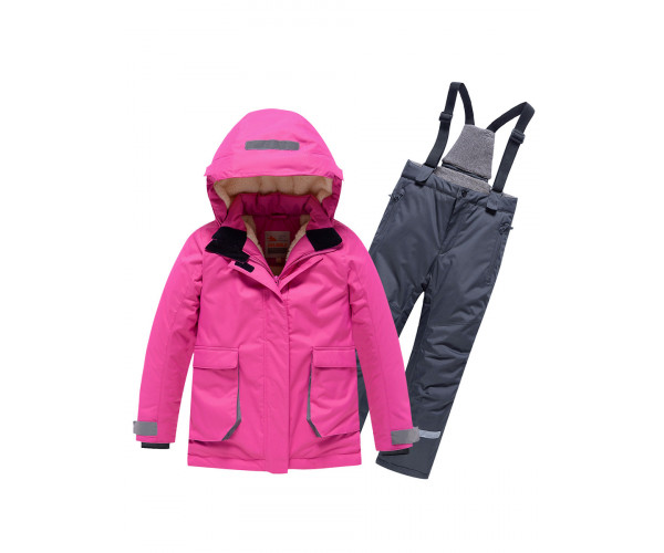 Горнолыжный костюм Valianly детский розового цвета 9004R