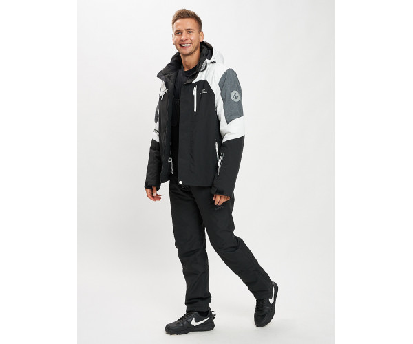 Горнолыжная куртка мужская белого цвета 77013Bl