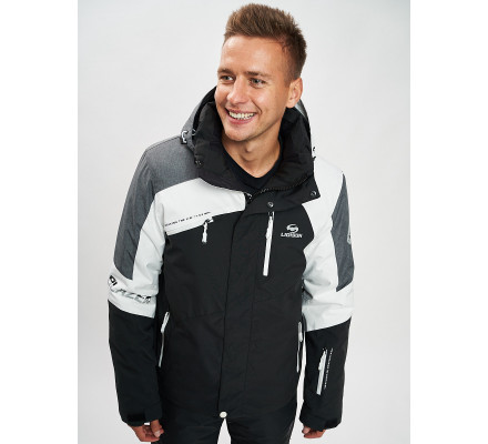 Горнолыжная куртка мужская белого цвета 77013Bl