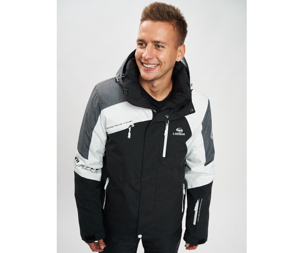 Горнолыжная куртка мужская белого цвета 77013Bl