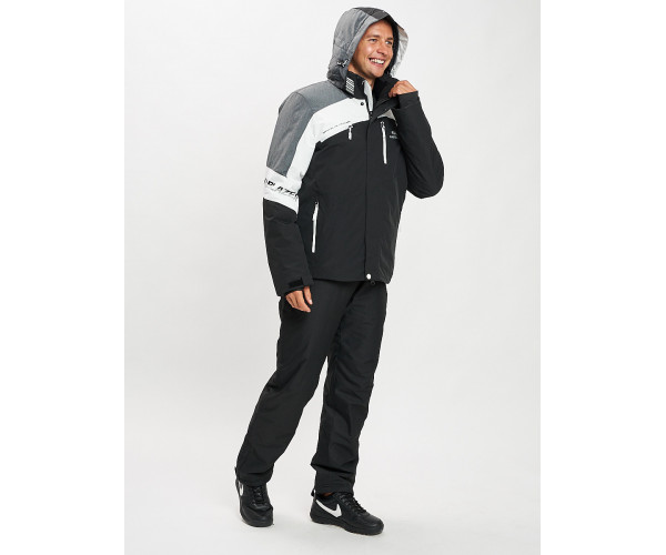 Горнолыжная куртка мужская белого цвета 77013Bl