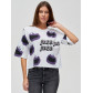 Топ футболка женская белого цвета 14001Bl