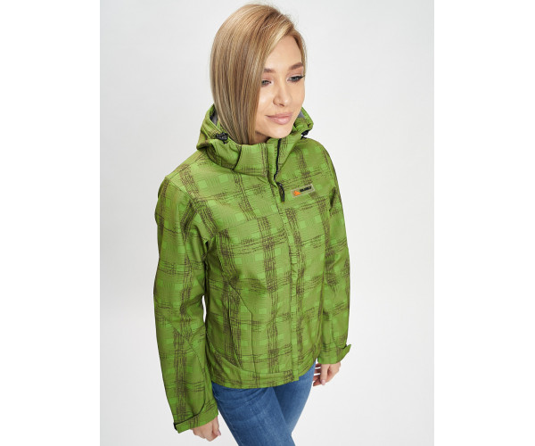 Ветровка женская зеленого цвета 1155Z