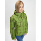 Ветровка женская зеленого цвета 1155Z
