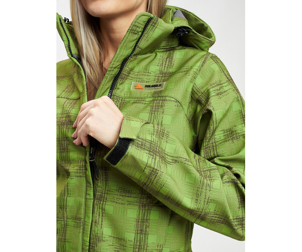 Ветровка женская зеленого цвета 1155Z