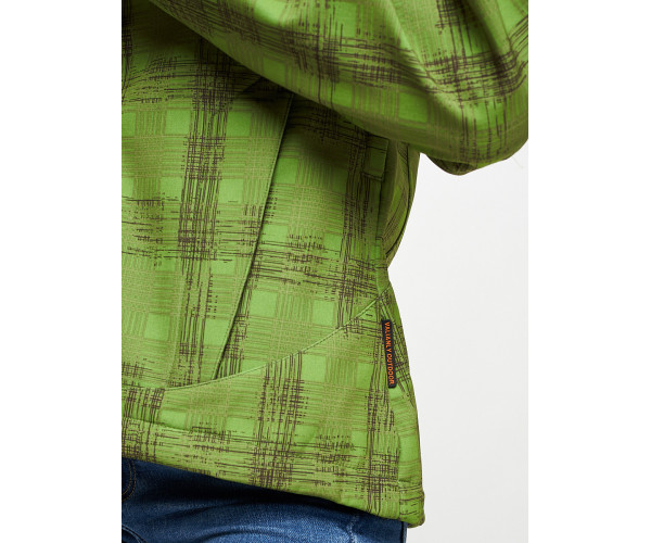 Ветровка женская зеленого цвета 1155Z