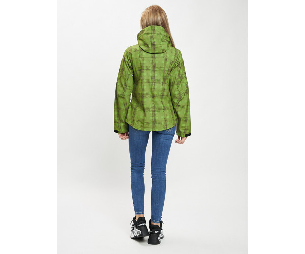 Ветровка женская зеленого цвета 1155Z
