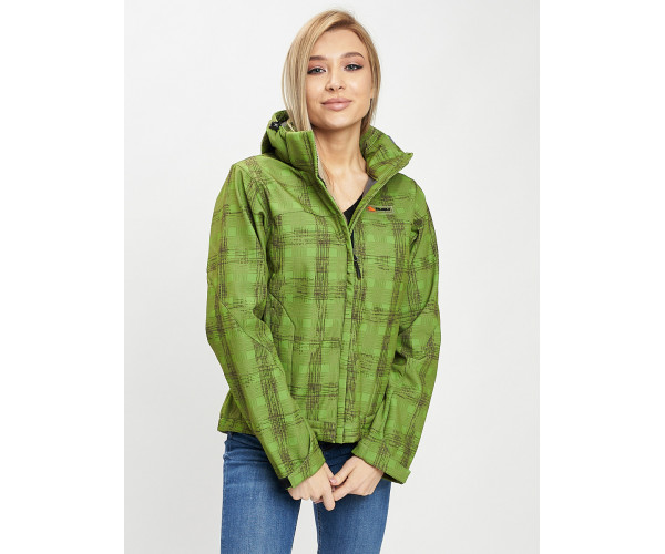 Ветровка женская зеленого цвета 1155Z