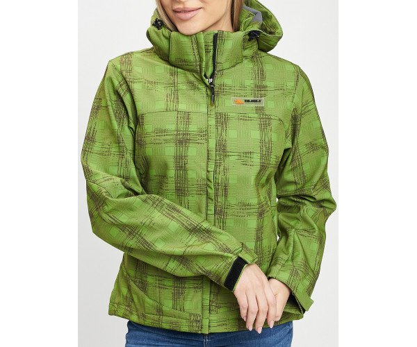 Ветровка женская зеленого цвета 1155Z