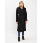 Пальто демисезонное черного цвета 41803Ch