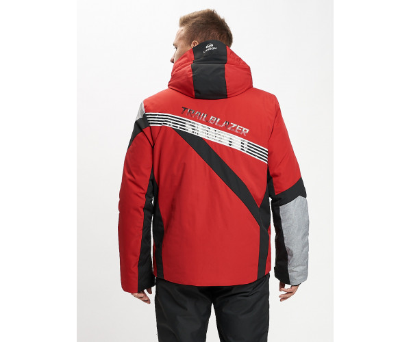 Горнолыжная куртка мужская красного цвета 77015Kr