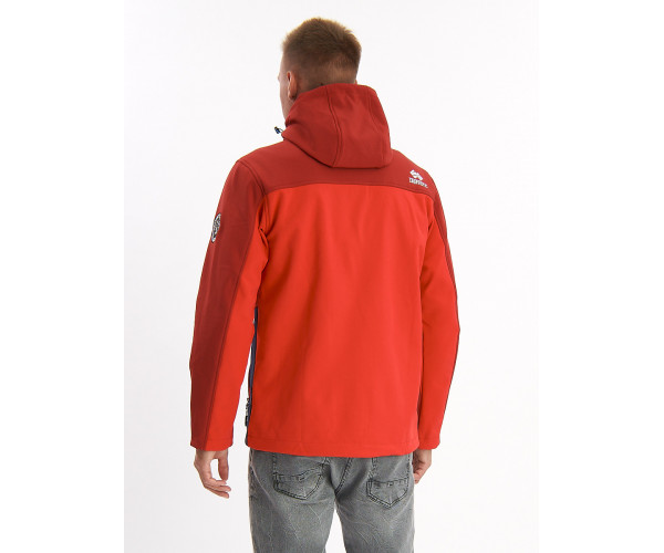 Ветровка мужская красного цвета 776Kr