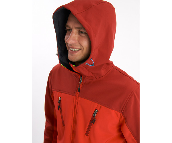 Ветровка мужская красного цвета 776Kr