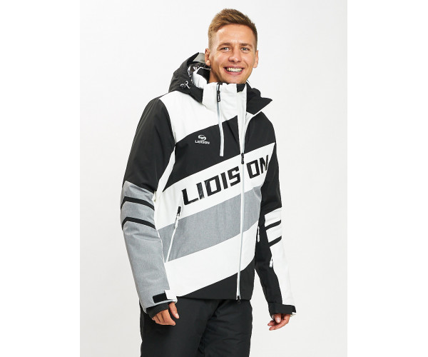 Горнолыжная куртка мужская белого цвета 77022Bl