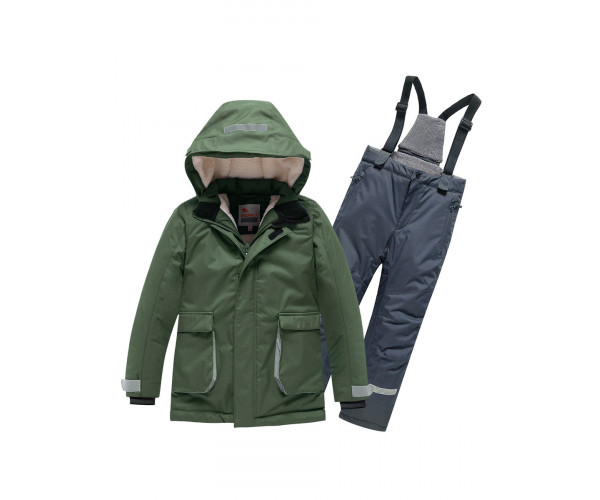 Горнолыжный костюм детский Valianly хаки цвета 9003Kh