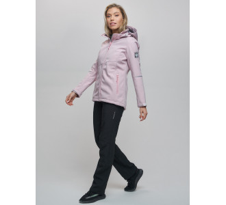 Костюм женский  розового цвета 02035R