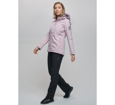 Костюм женский  розового цвета 02035R