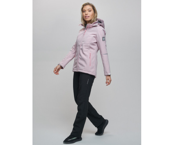 Костюм женский  розового цвета 02035R