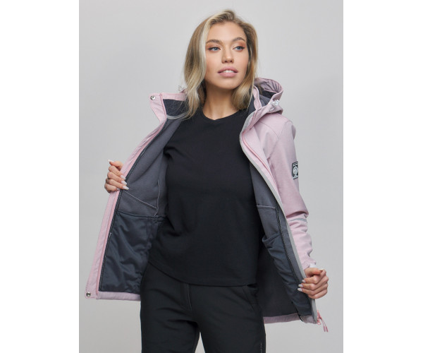 Костюм женский  розового цвета 02035R