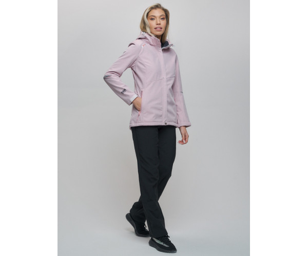 Костюм женский  розового цвета 02035R