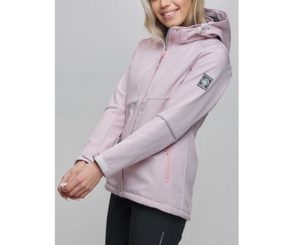 Костюм женский  розового цвета 02035R