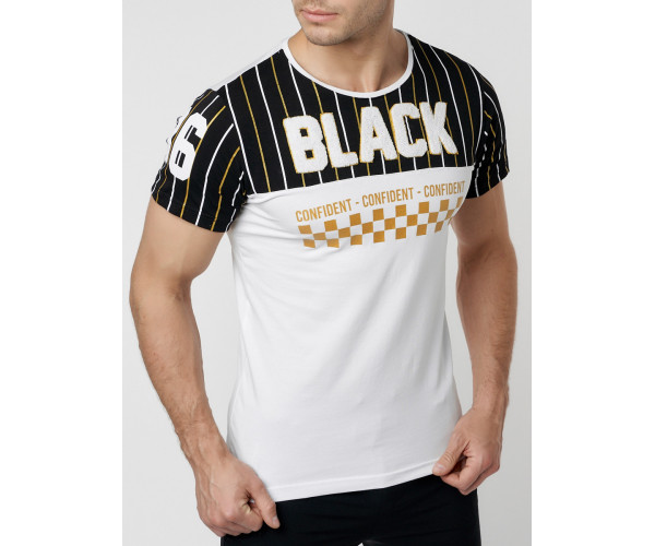 Подростковая футболка белого цвета 220016Bl