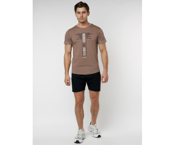 Подростковая футболка коричневого цвета 220072K