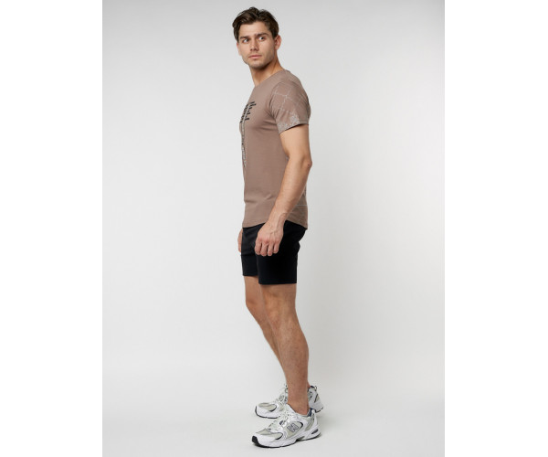 Подростковая футболка коричневого цвета 220072K