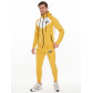 Спортивный костюм трикотажный горчичного цвета 9149G