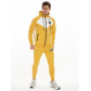 Спортивный костюм трикотажный горчичного цвета 9149G