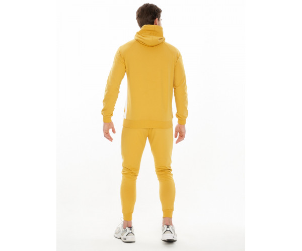 Спортивный костюм трикотажный горчичного цвета 9149G