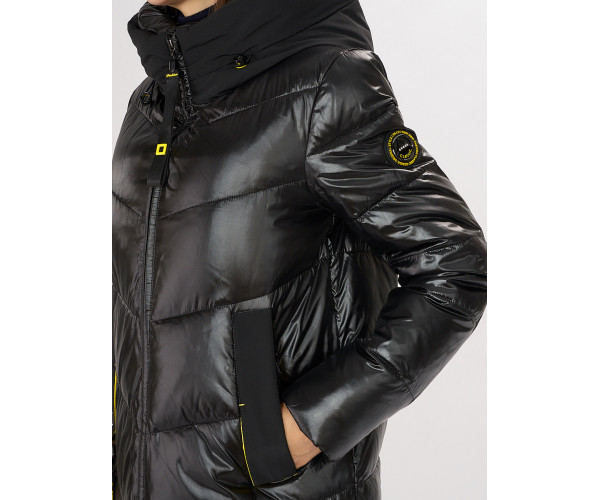 Куртка зимняя черного цвета 72169Ch