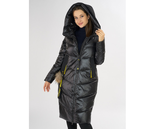 Куртка зимняя черного цвета 72169Ch