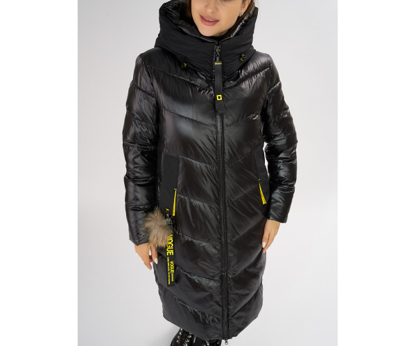 Куртка зимняя черного цвета 72169Ch