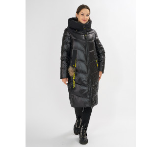 Куртка зимняя черного цвета 72169Ch