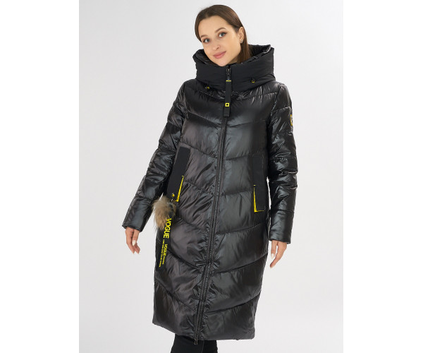 Куртка зимняя черного цвета 72169Ch