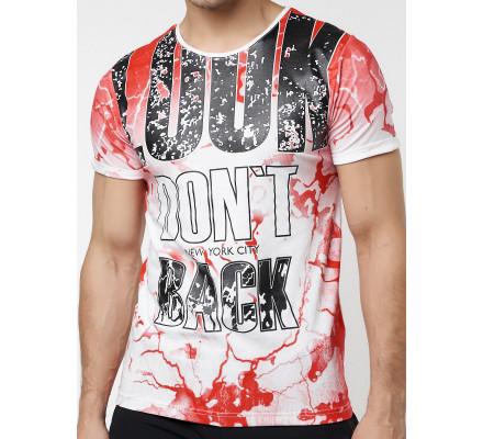 Подростковая футболка красного цвета 220077Kr