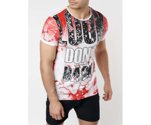 Подростковая футболка красного цвета 220077Kr