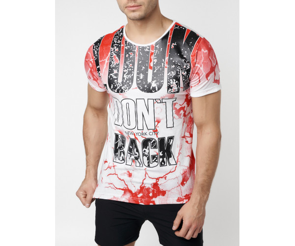 Подростковая футболка красного цвета 220077Kr