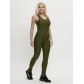 Комбинезон для фитнеса женский цвета хаки 2005Kh