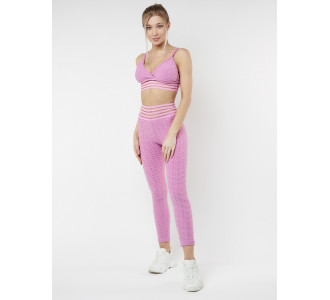Костюм для фитнеса фиолетового цвета 22094F