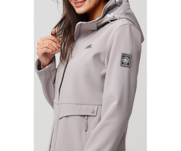 Ветровка  женская серый цвета 2032Sr
