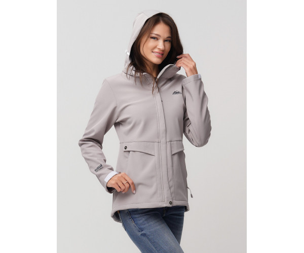 Ветровка  женская серый цвета 2032Sr
