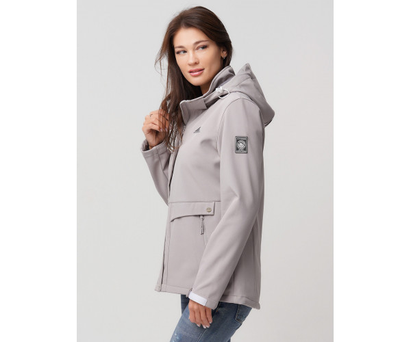 Ветровка  женская серый цвета 2032Sr