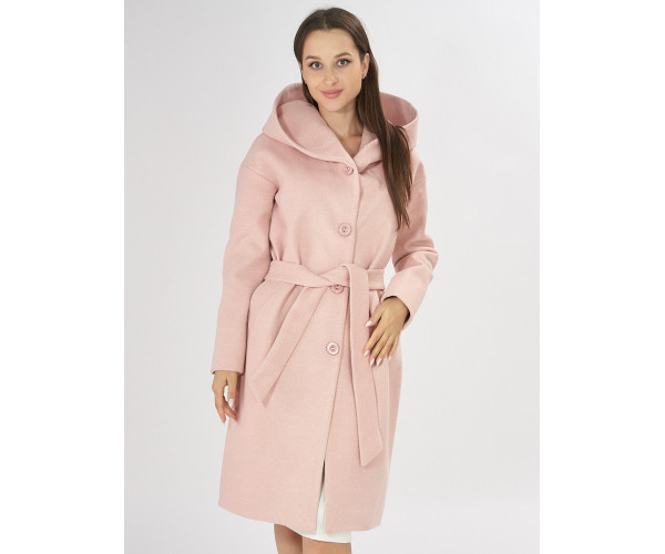 Пальто демисезонное розового цвета 42116R