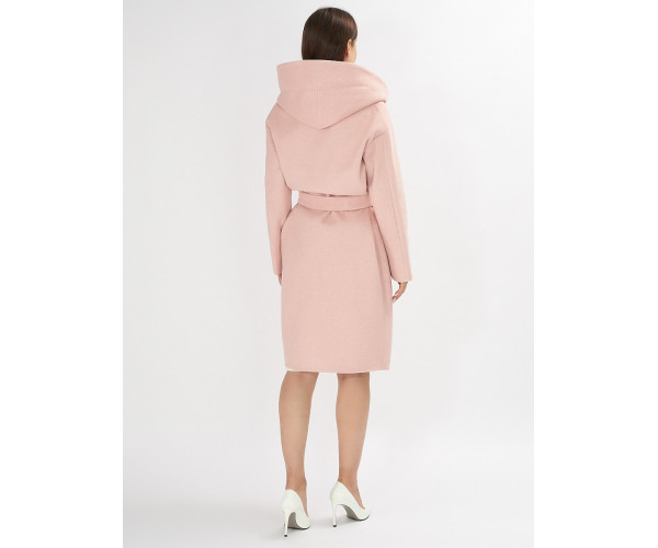 Пальто демисезонное розового цвета 42116R